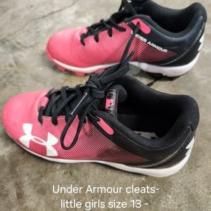 Girls size 13 cleats